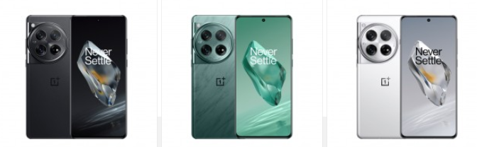 OnePlus12 : couleurs