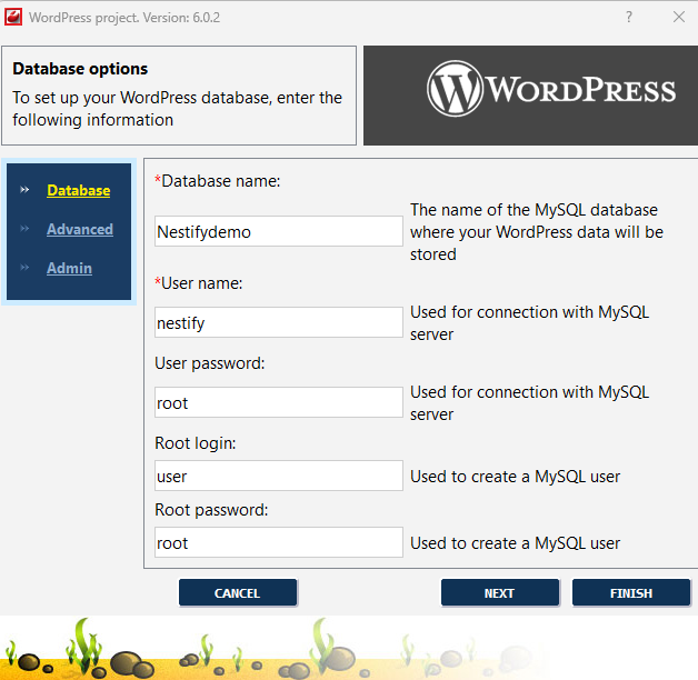 WordPress project version