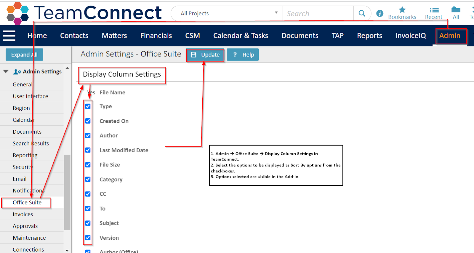 Sort documents within a Matter Search