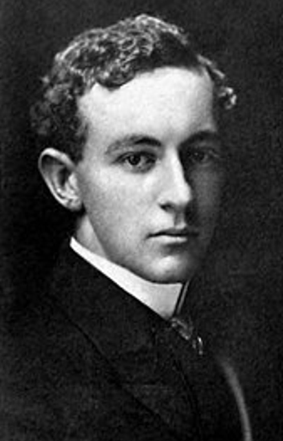 Black & white image of Cecil B. DeMille as a young man in 1904