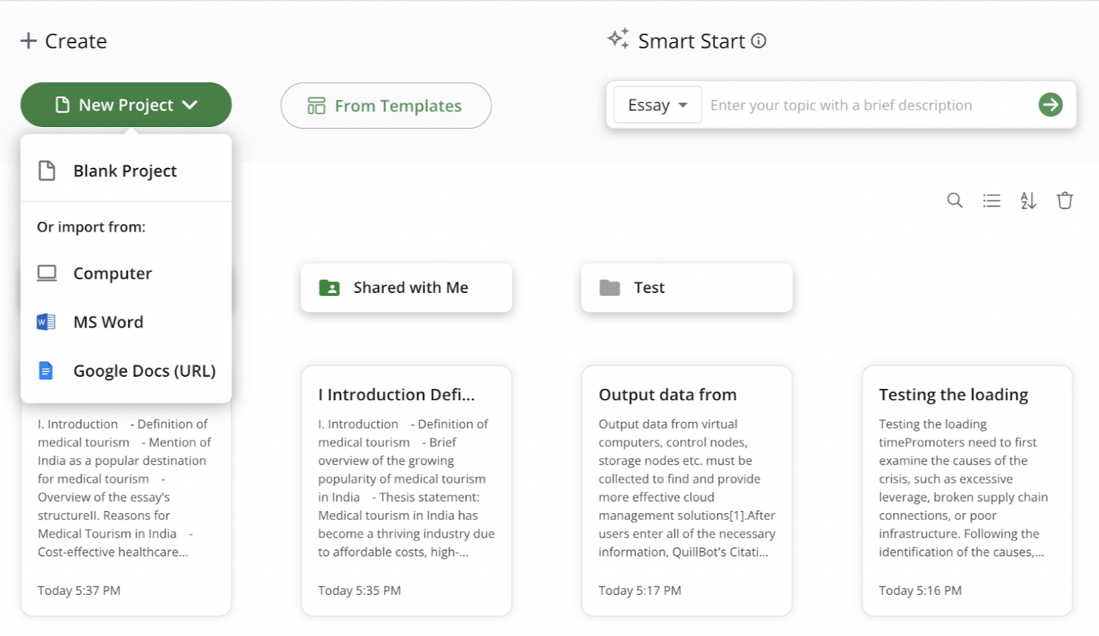 Can I Import My Existing Documents/PDFs Into QuillBot Flow? – QuillBot ...