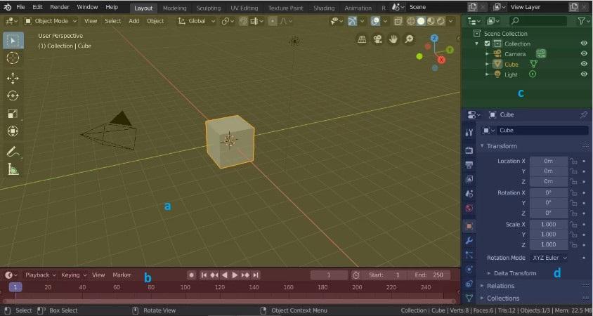 Blender: описание приложение и сочетания клавиш для быстрого управления