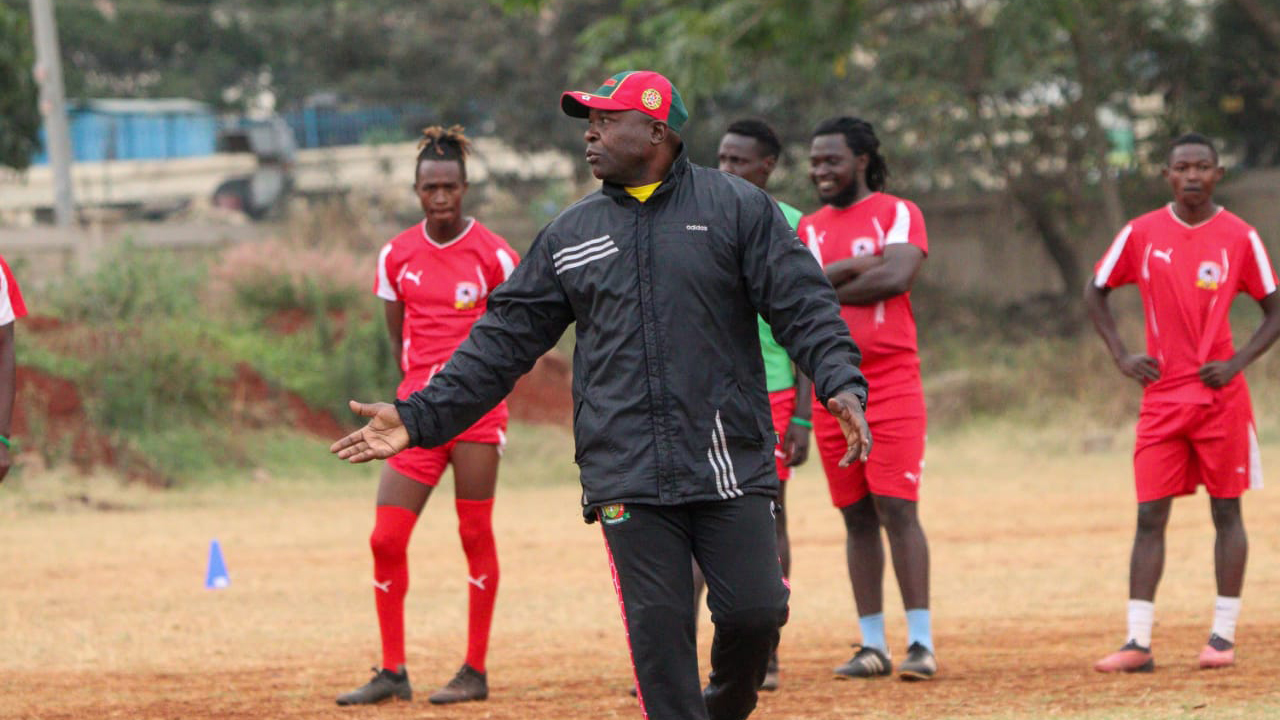 Coach Sammy during training