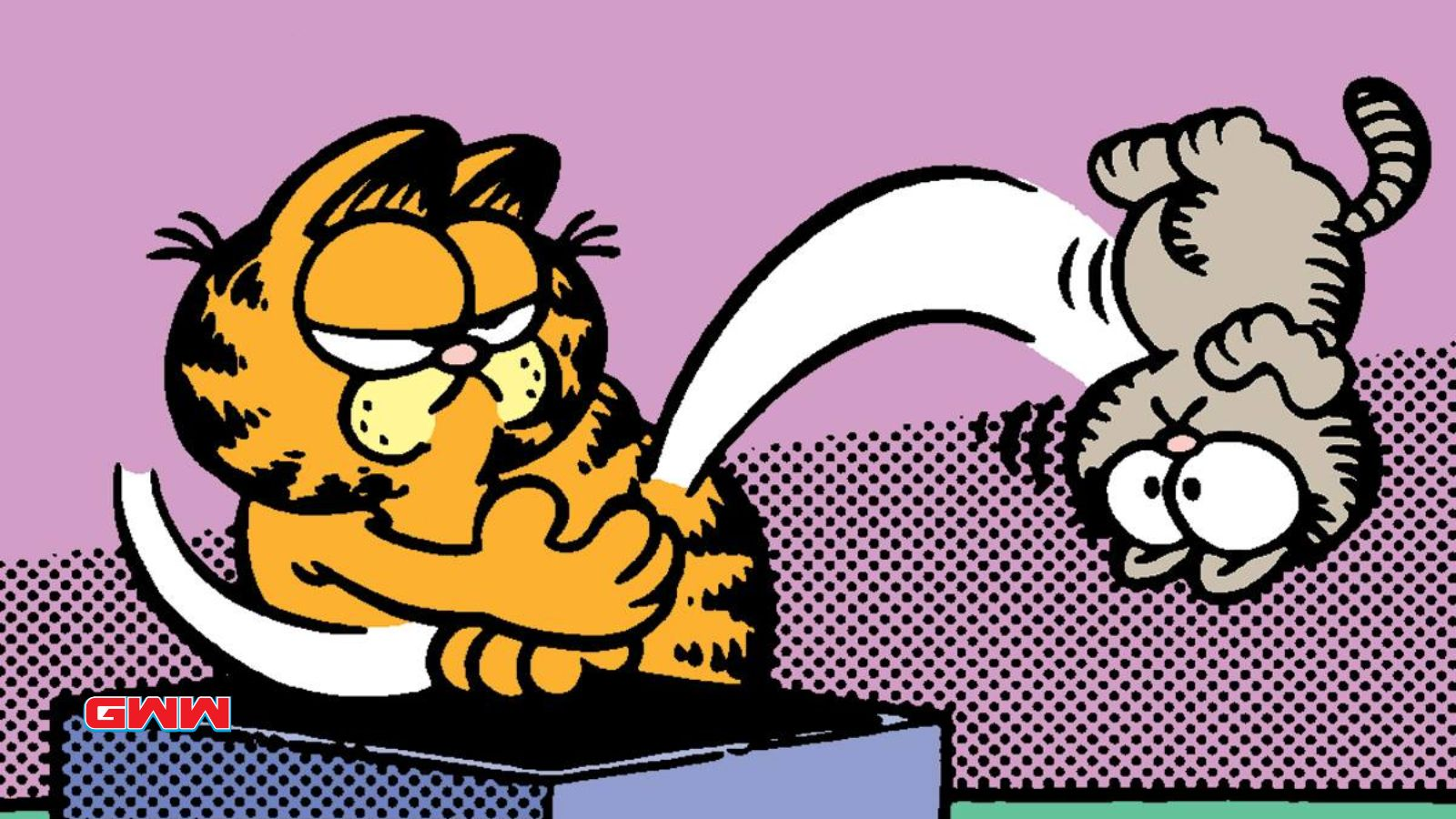 Garfield pateando a Nermal, Garfield La Película: Nermal.