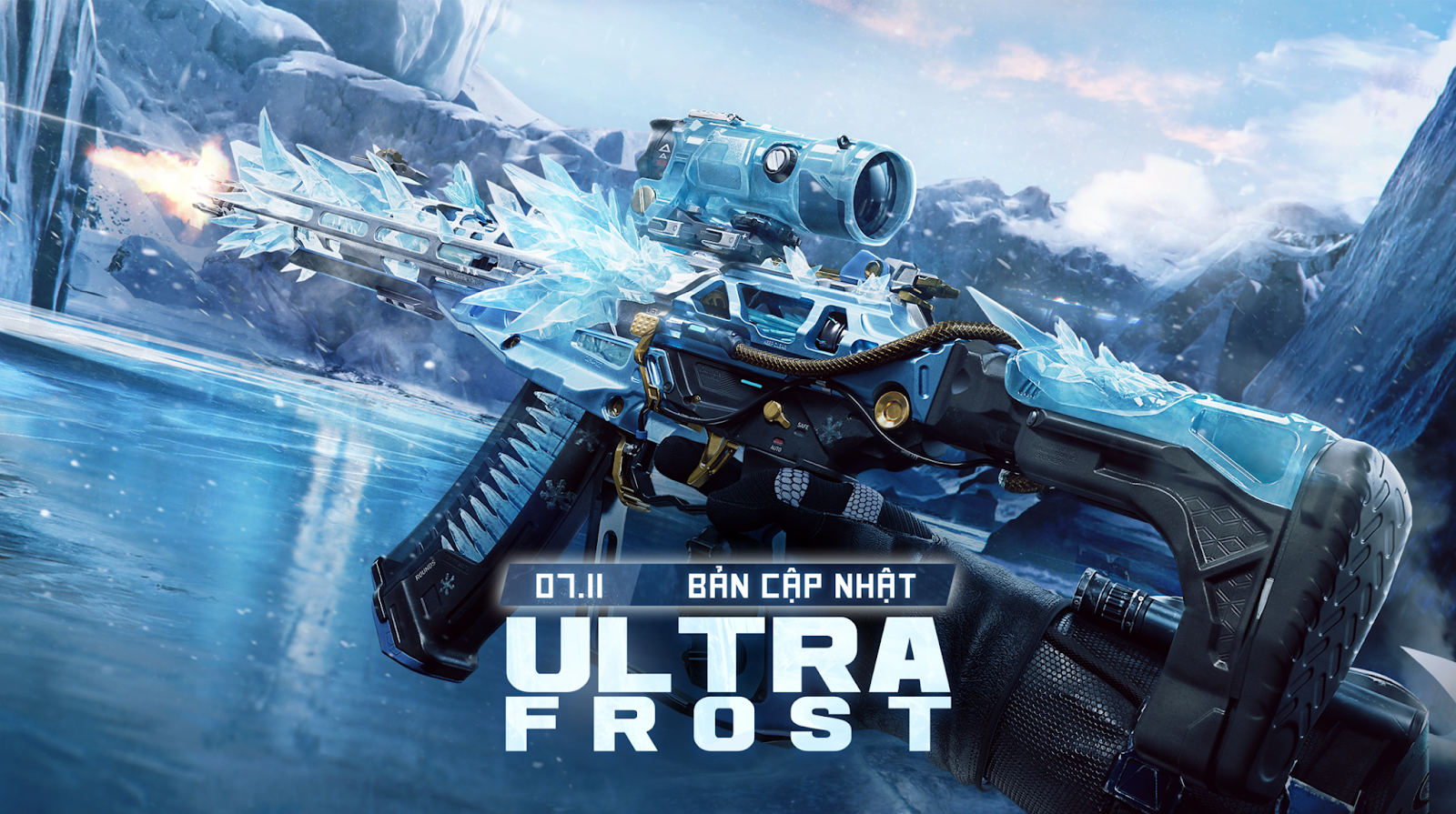 Truy Kích PC cho ra mắt Bản Cập Nhật mới Ultra Frost với điểm nhấn là combo súng mang skin đậm chất băng giá vào ngày 7/11