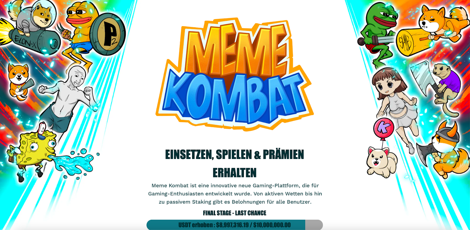 Meme Kombat Website 