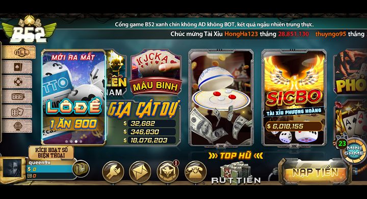 B52 Club - Download Cổng game B52win.Net Đăng Nhập Nạp Rút Tiền