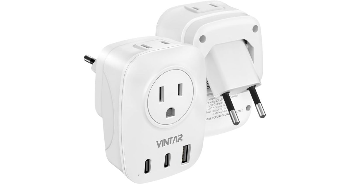 European Travel Plug Adapter by VINTAR (1-Pack) + European Travel Plug Adapters by VINTAR: A Comprehensive Review