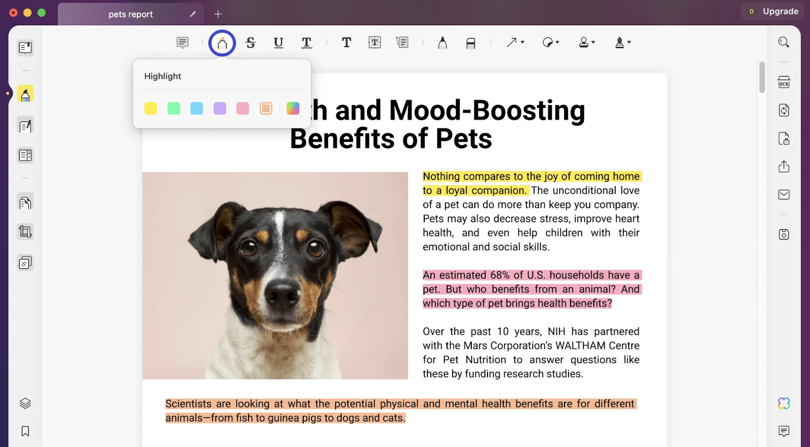 Annotate PDFs with UPDF