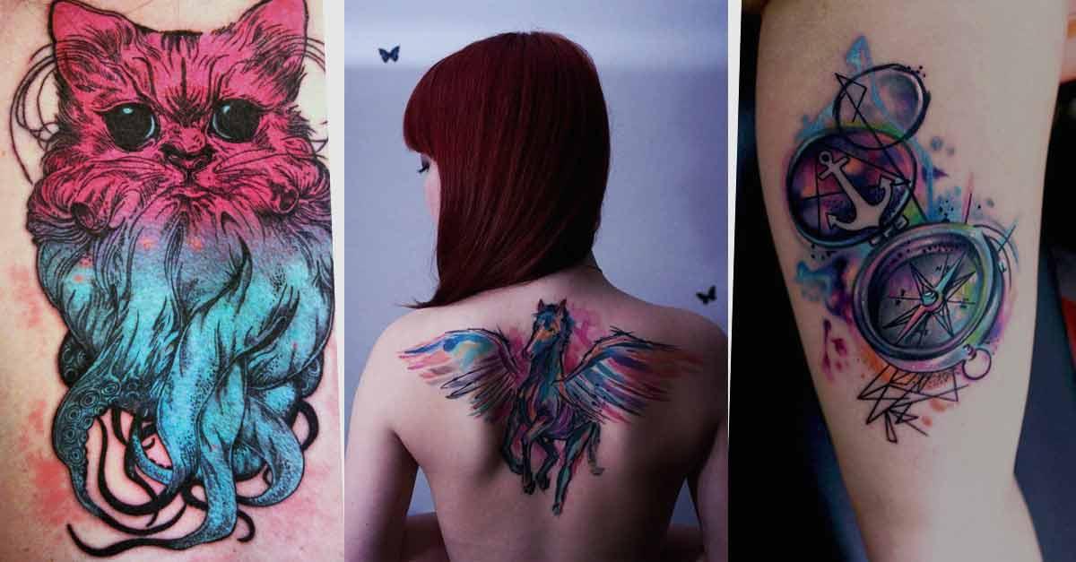 What You Need To Know Before You Get A Watercolor Tattoo