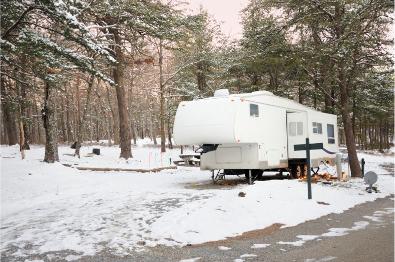 Can You Live In A Travel Trailer In The Winter?