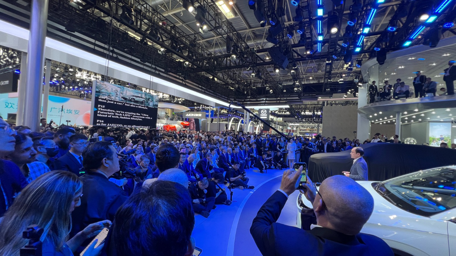 Booth Chery di Beijing Auto Show 2024
