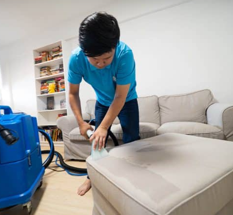 sofa cleaning service in punggol with sureclean