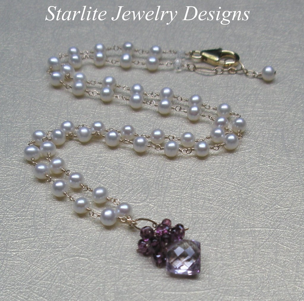 Starlite Jewelry Designs ~ Briolette Necklace ~ Jewelry Designer ~ Fashion Accessories - Image of Je