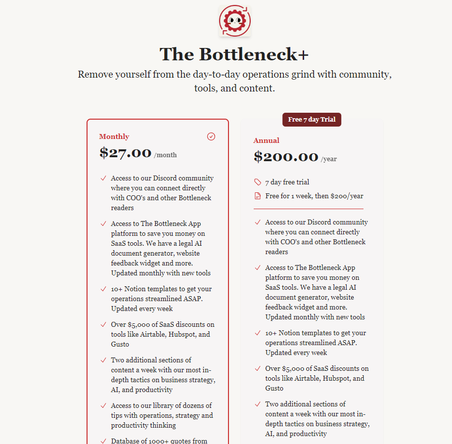 Bottleneck.io Pricing