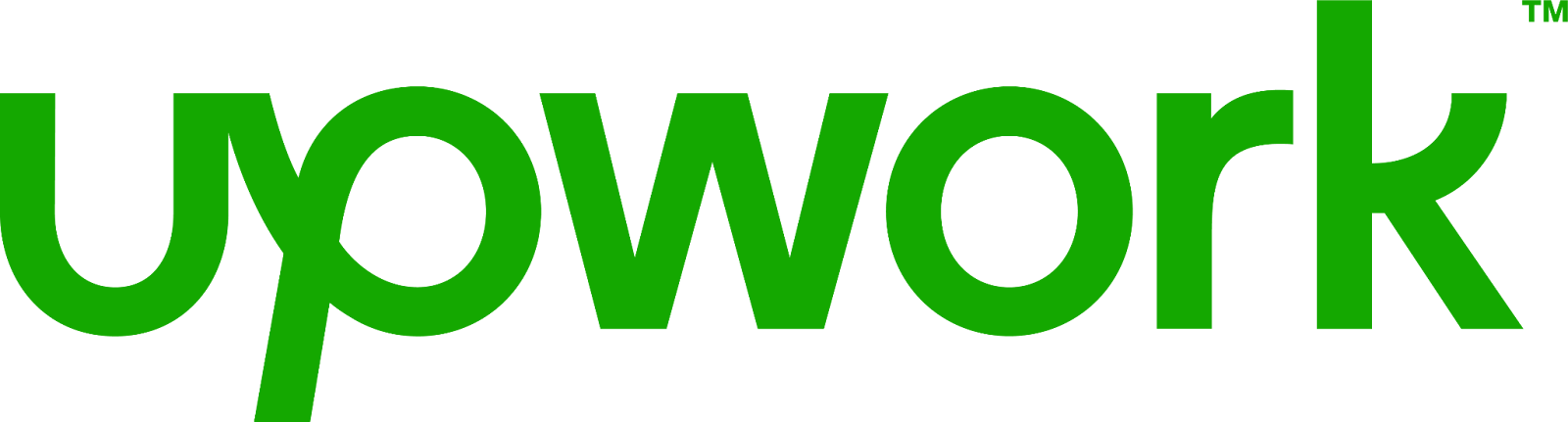 company name upwork in green text