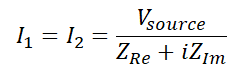 voltage divider complex impedance