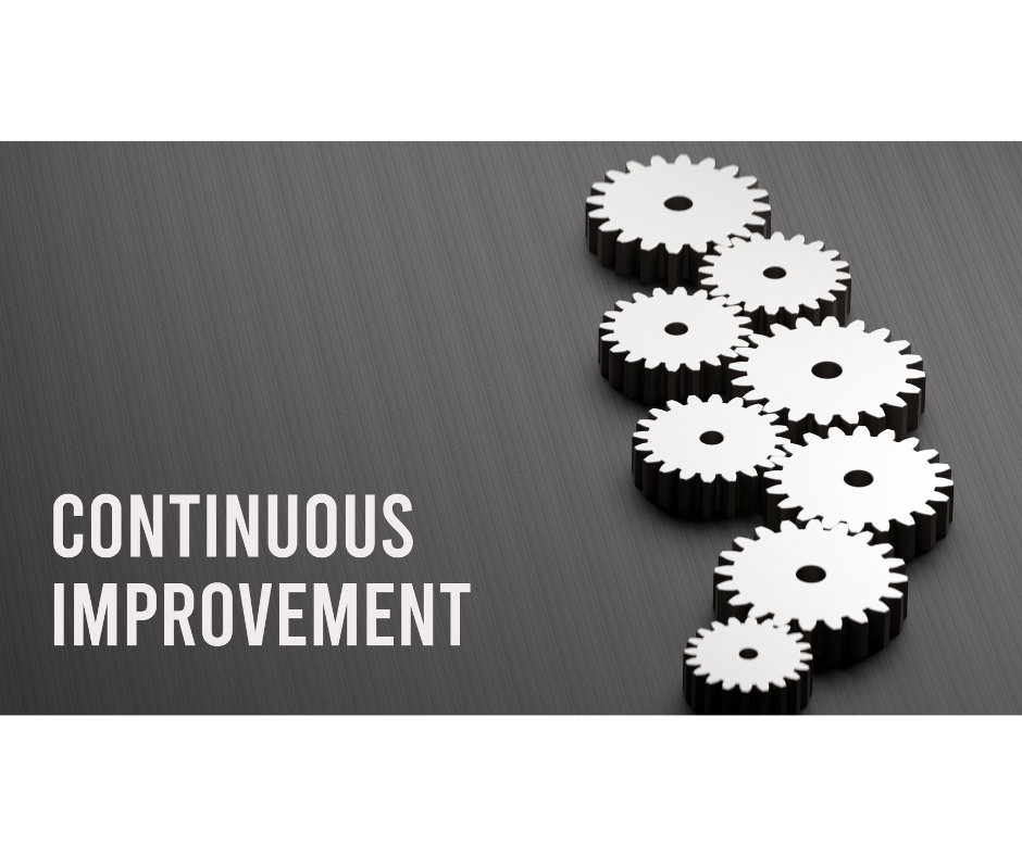 Image of gears illustrating continuous improvement