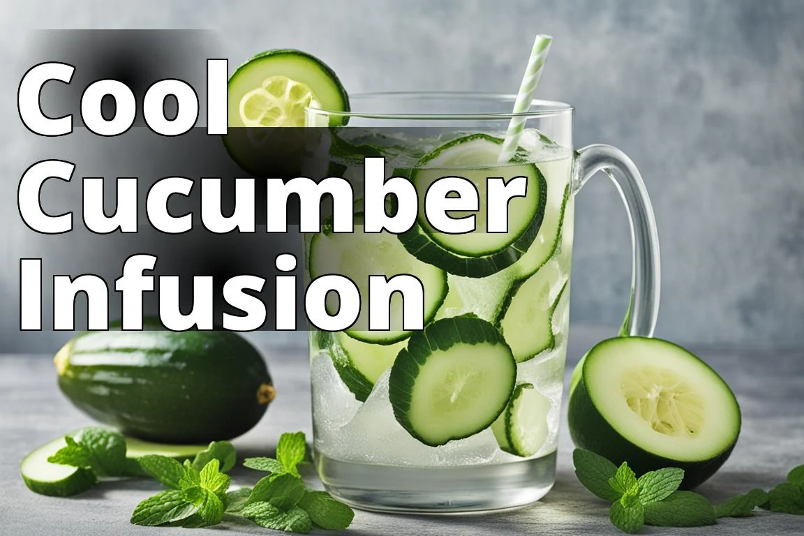 7 Benefits of Drinking Cucumber Water and How to Make It