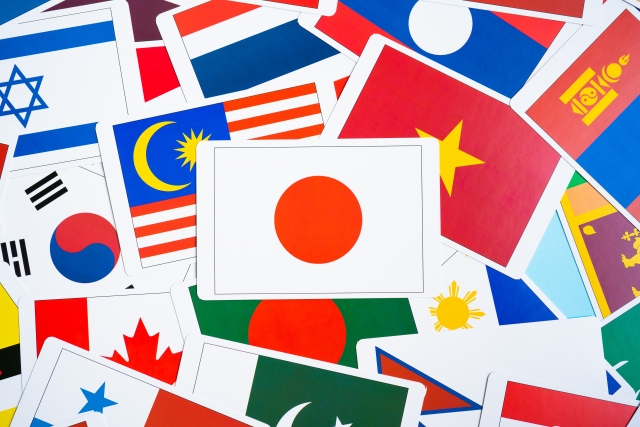 大使館や領事館がある国の画像