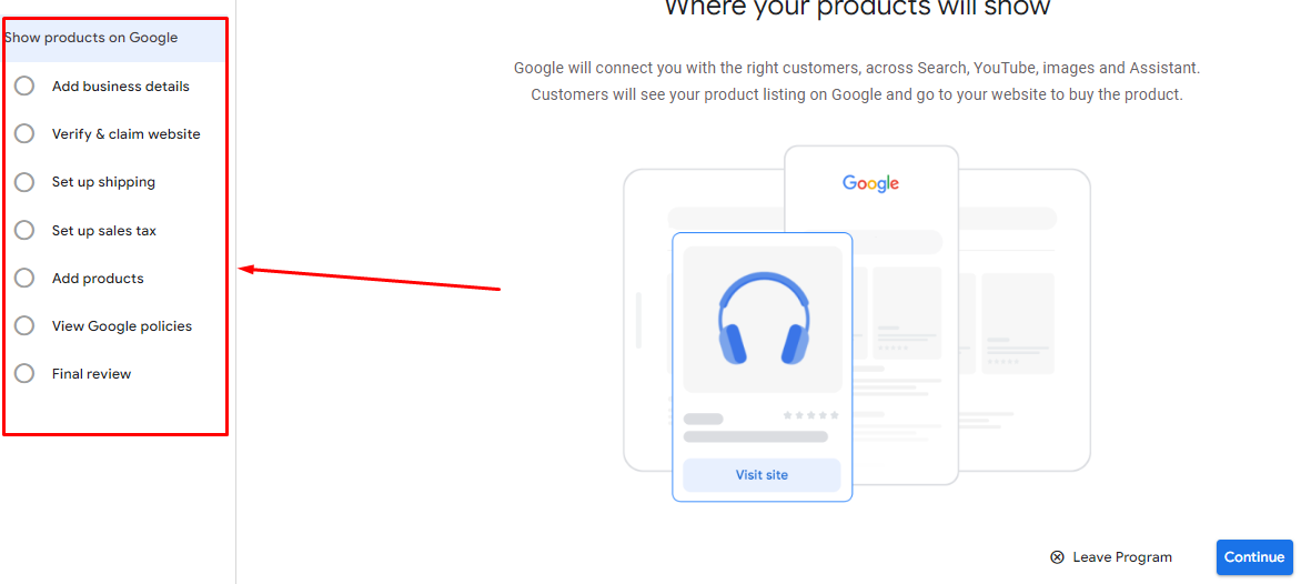 Necessary steps for WooCommerce product listing