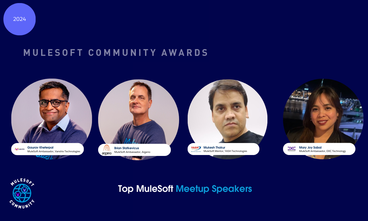 Top MuleSoft Meetup Speakers