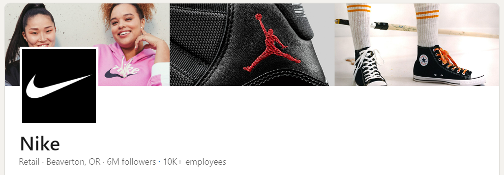 Nike LinkedIn Page