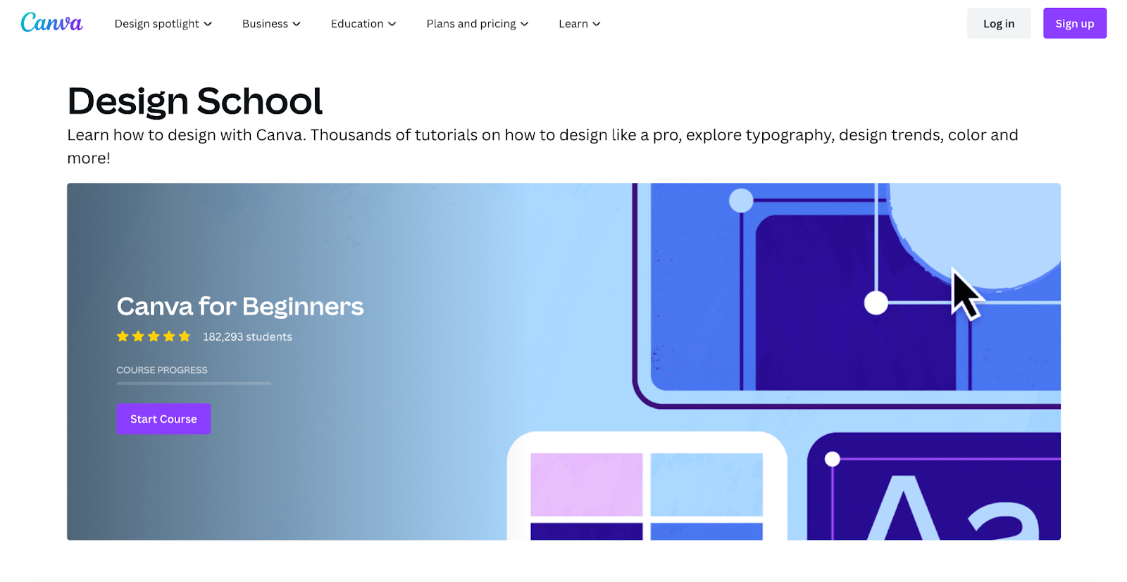 Canva Design School Screenshot 
