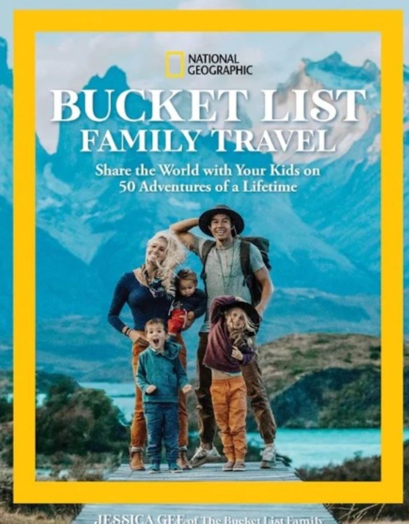 The Bucket List Family on the cover of National Geographic. 