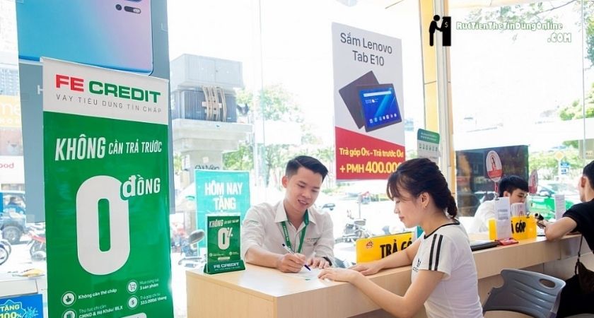 Vay 50 triệu trả góp 36 tháng FE Credit