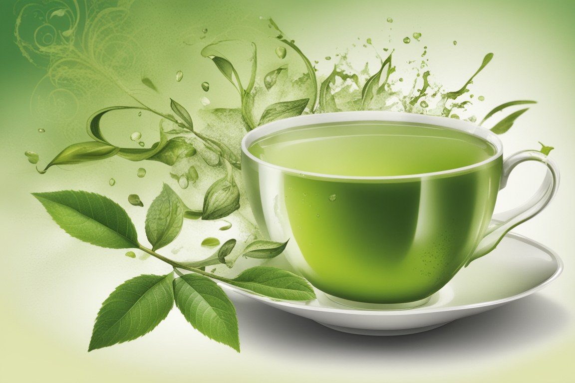 Cup of green tea