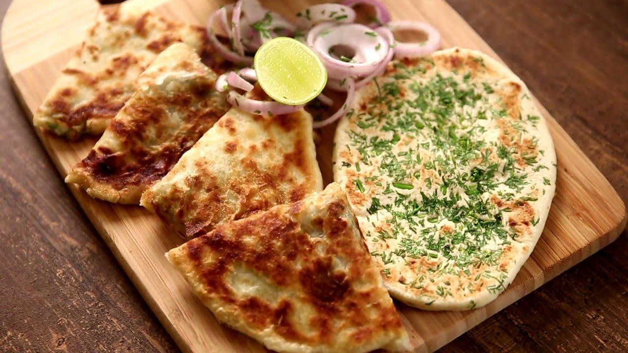 Amritsari Kulcha Recipe | Homemade Plain And Aloo Kulcha | The Bombay Chef  - Varun Inamdar