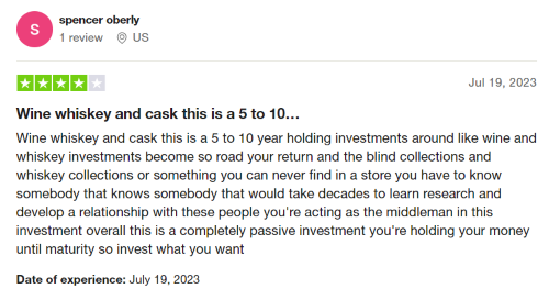 A 4-star Vint review where the investor mentions that this is a 5- to 10-year investment and that it would be impossible to develop this level of knowledge about the products on your own. 
