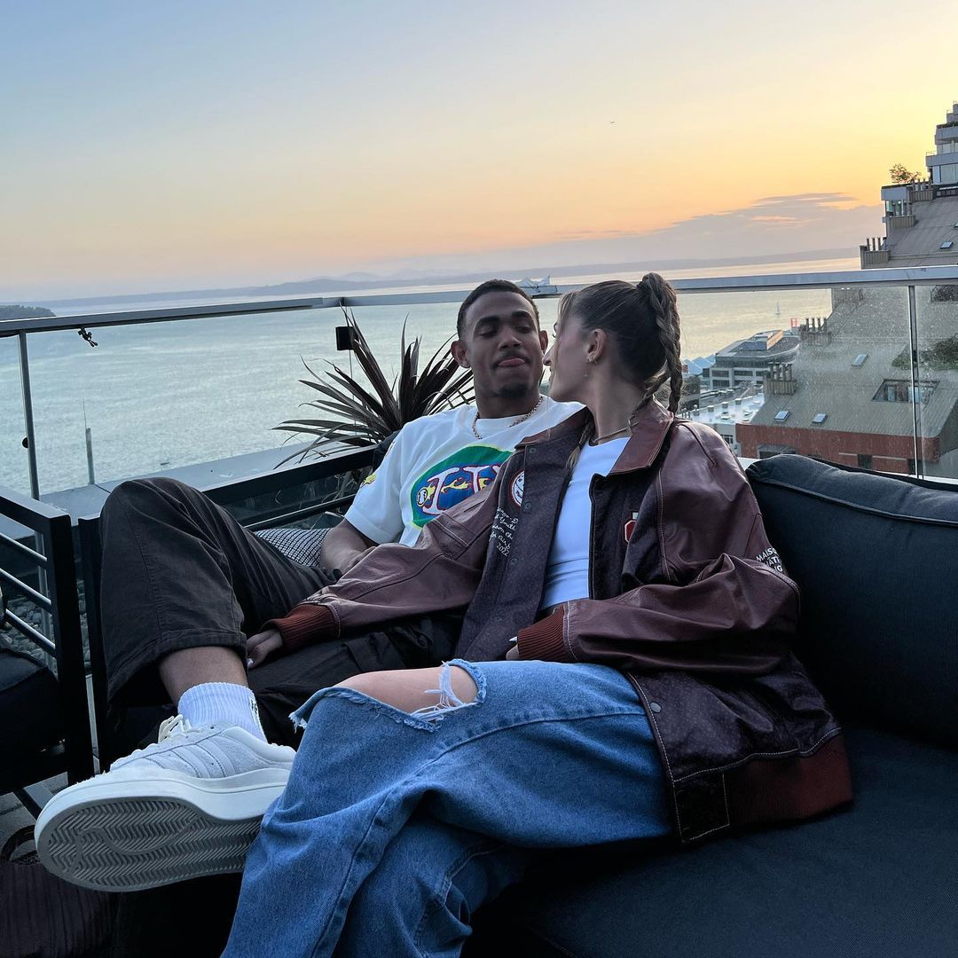 Julio Rodriguez with Girlfriend  Jordyn Huitema