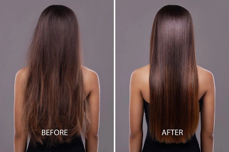 cách phục hồi tóc bằng keratin tại nhà