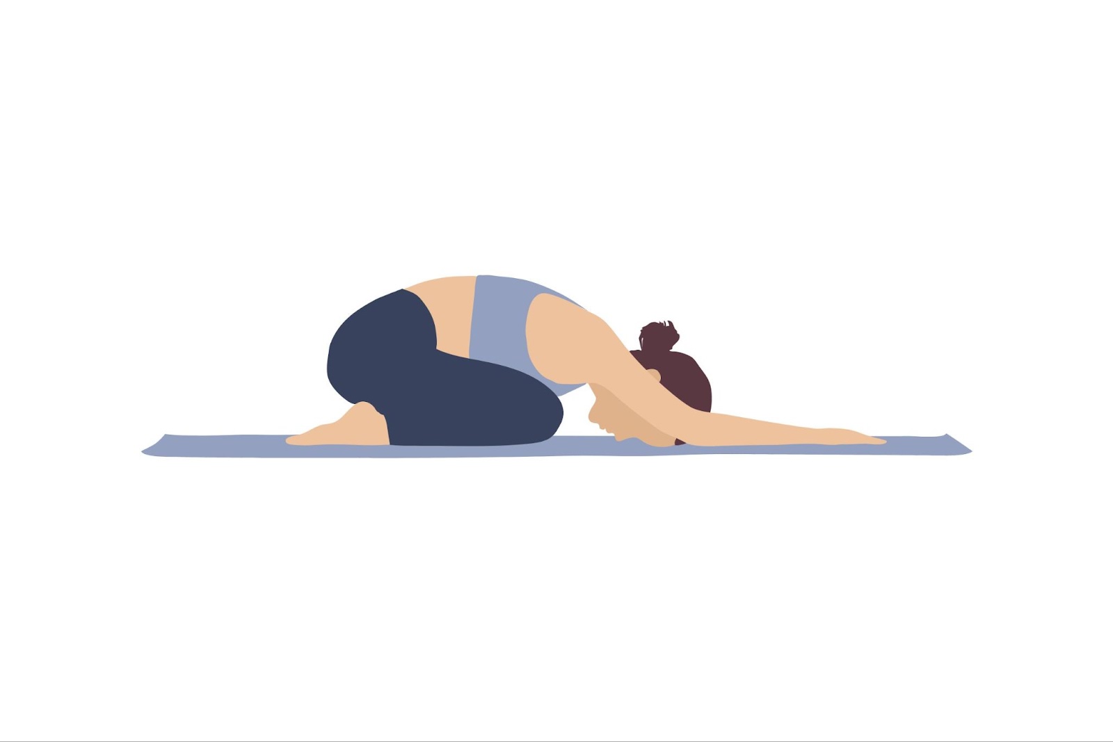 yoga poses for migraine(Child Pose)