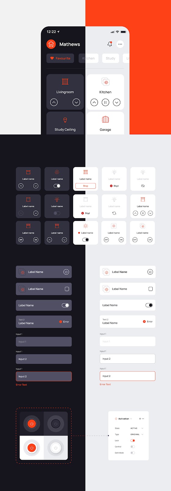app UI/UX mobile Mobile app app design UI ux user interface design smarthome