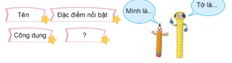 Sử dụng biện pháp nhân hóa, viết 3 - 4 câu ghi lại lời tự giới thiệu của một đồ vật.