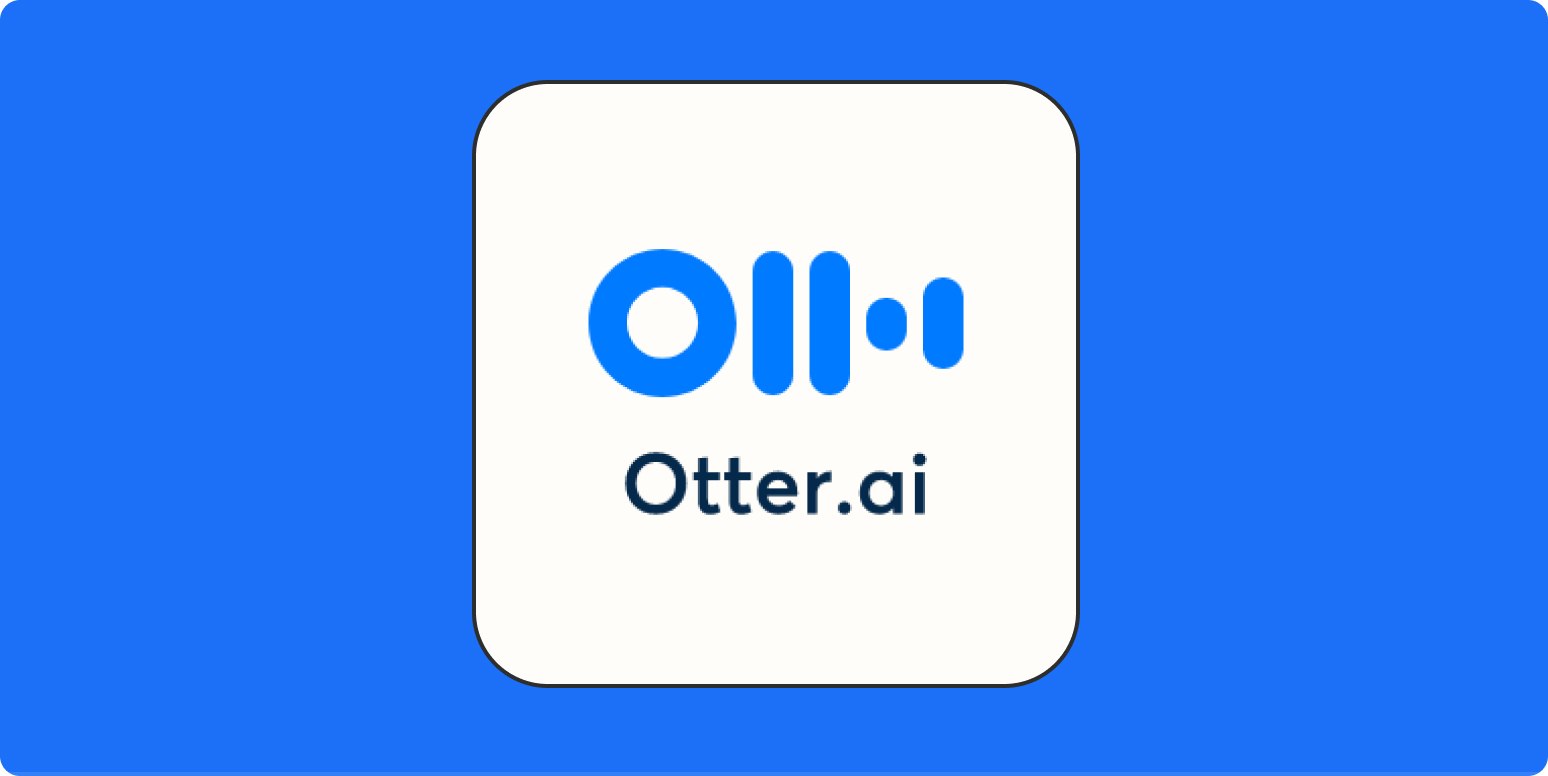 Mobile transcription apps - Otter.ai