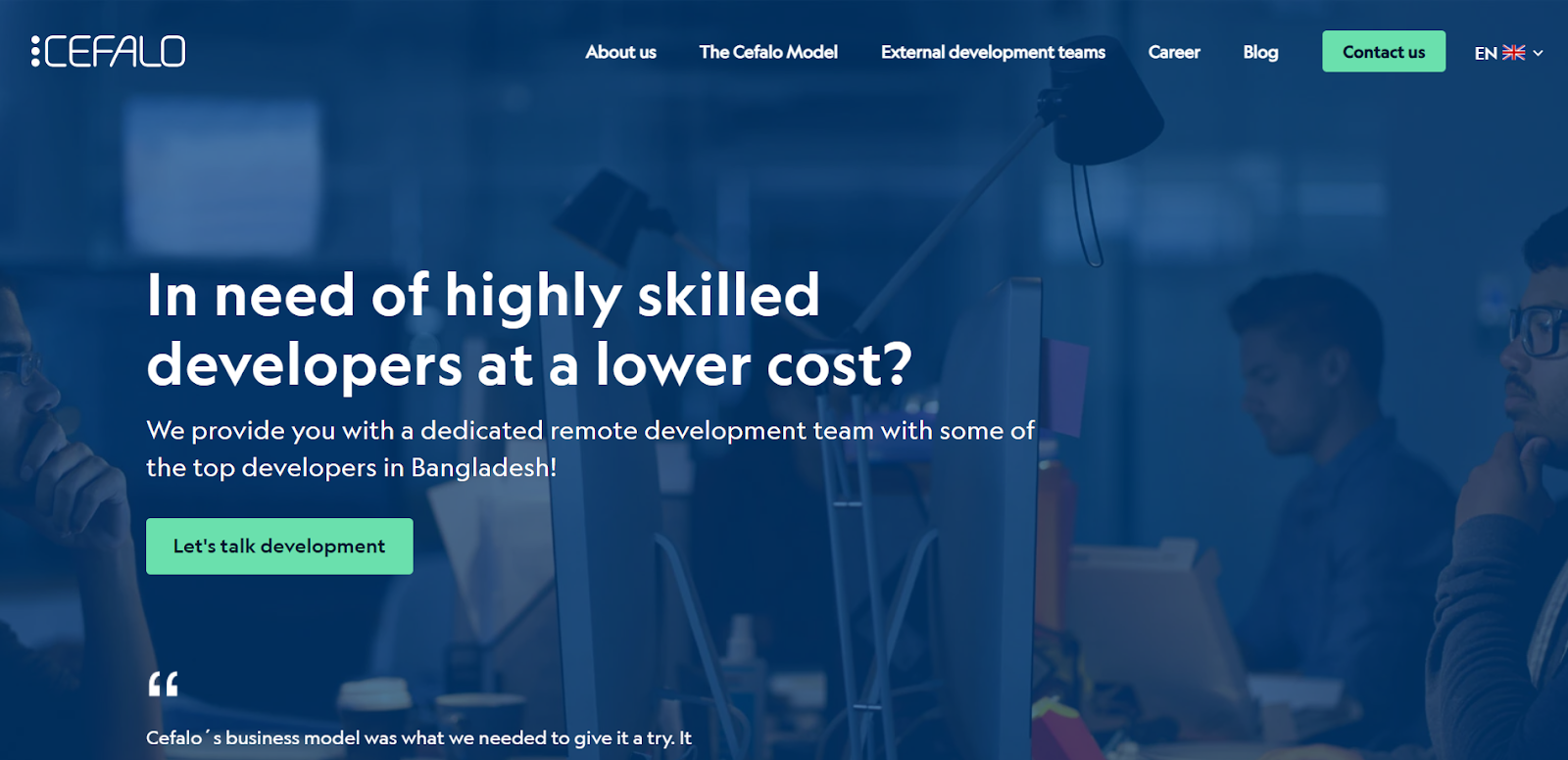 Cafelo is an excellent software company in Bangladesh