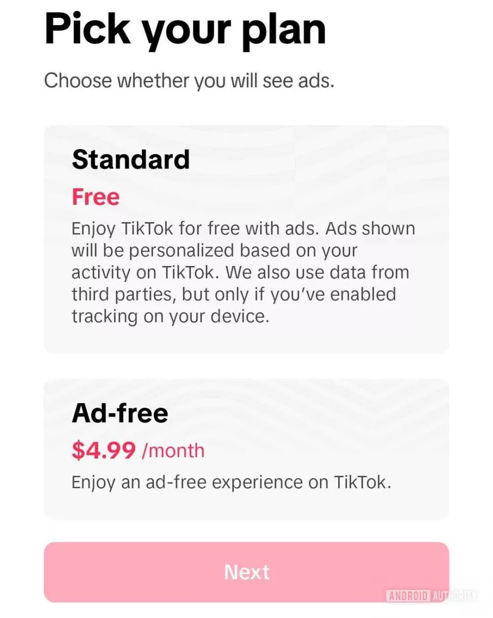 TikTokはUSのみで広告なし有料プランをテスト中 出典: 