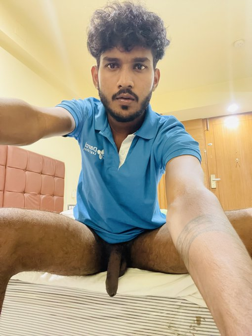 Mr Yuvii  taking an android selfie with no pants showing off his flaccid uncut dick