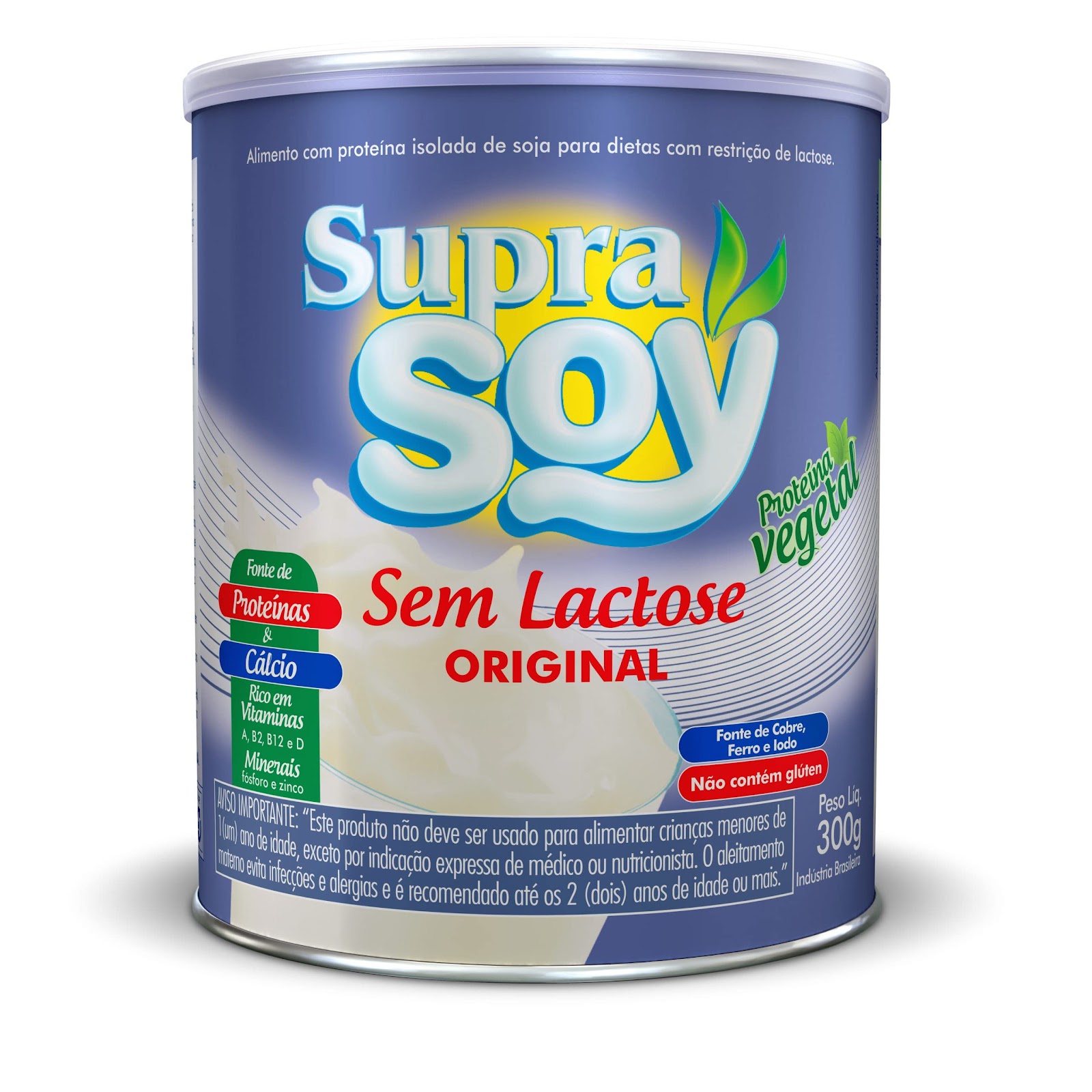 Alimento em Pó Supra Soy Sem Lactose Original -300g
