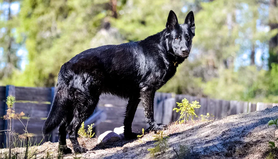 blue wolf dog