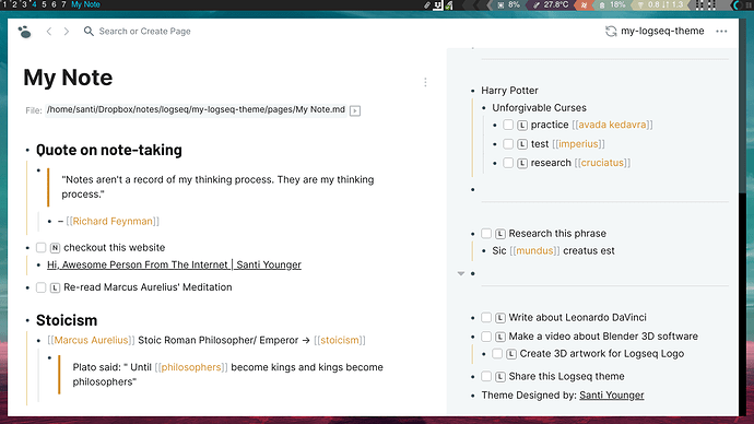 Logseq Themes