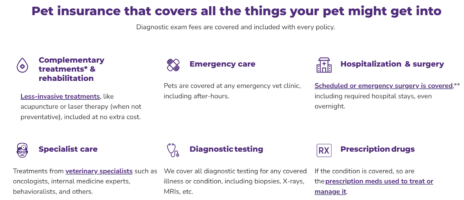 Image showing more Embrace pet insurance coverages
