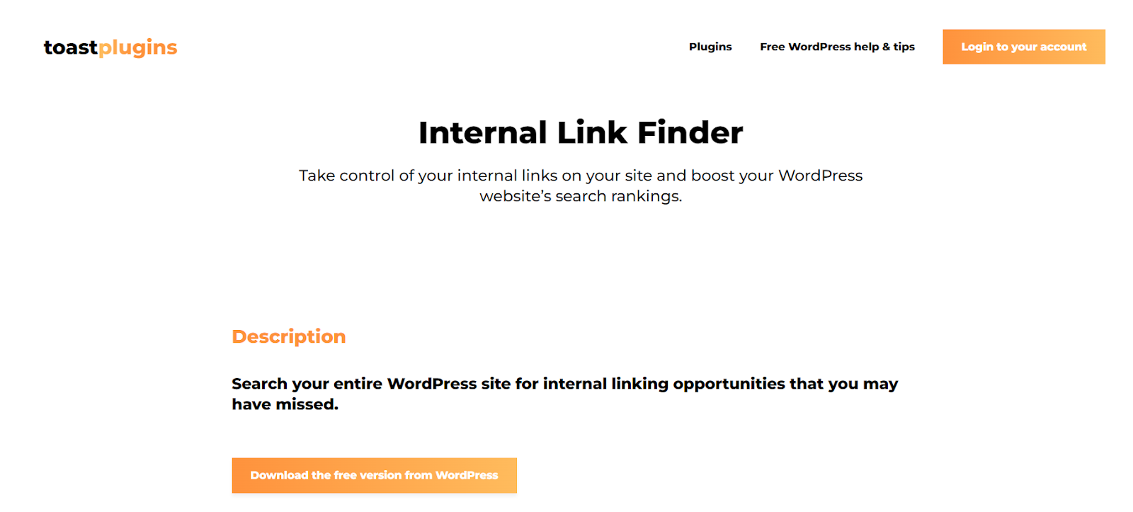 Internal Link Finder