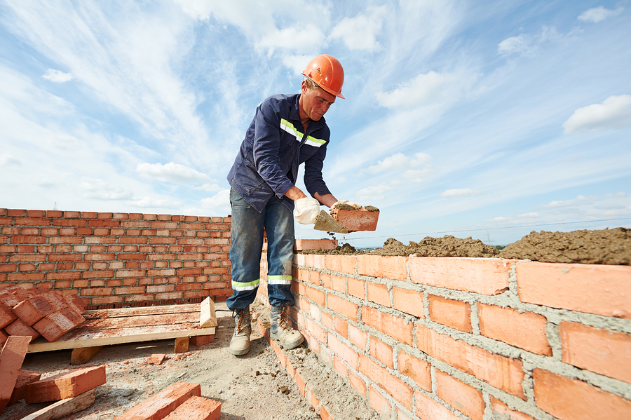 Thợ xây là một trong những nghề lao động phổ thông phổ biến tại Ninh Bình
