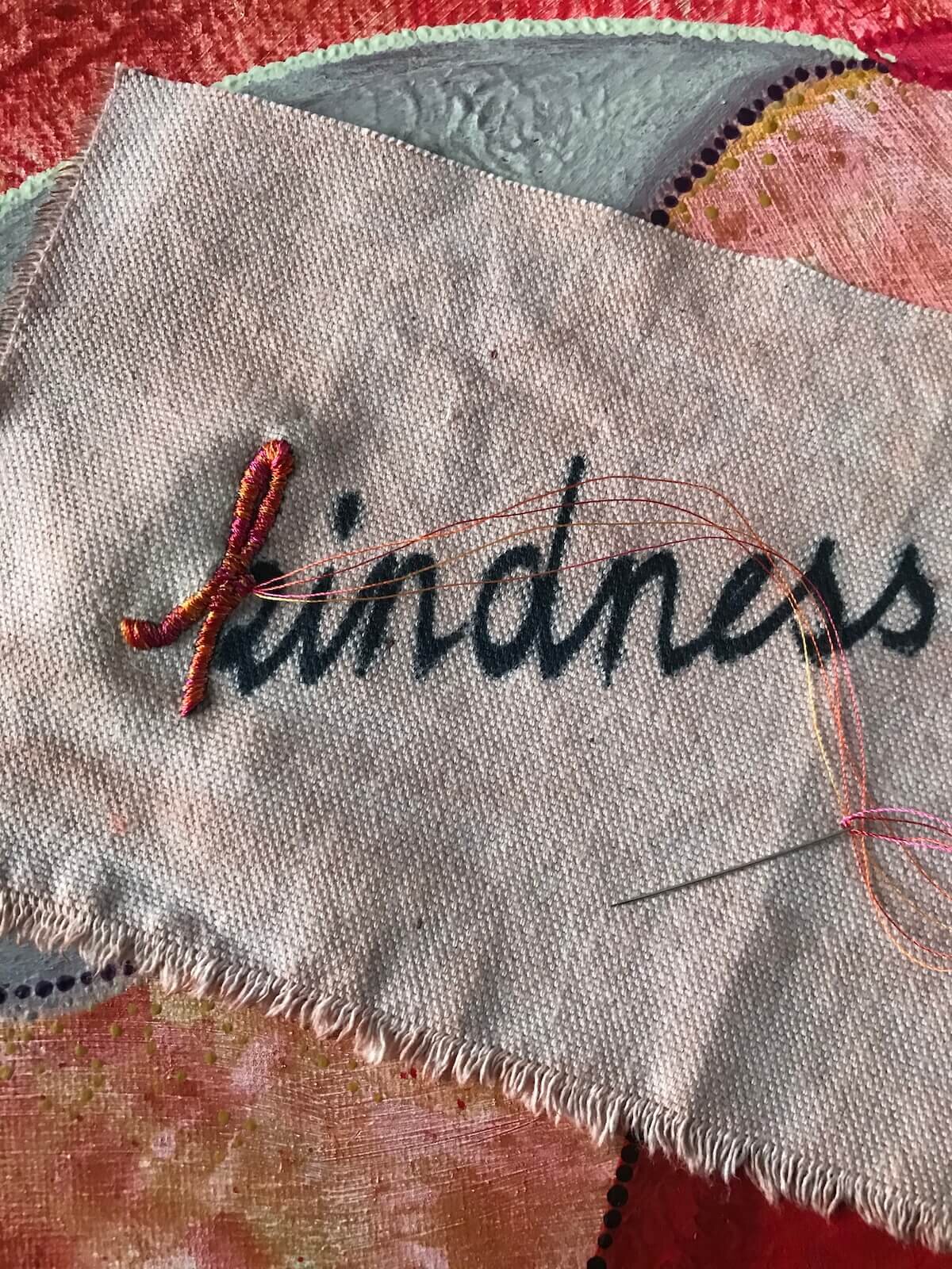 My embroidery pieces are always about what is most important to me.