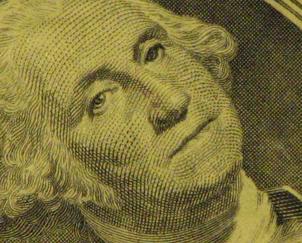 US Dollar Bill - a close up of a dollar bill